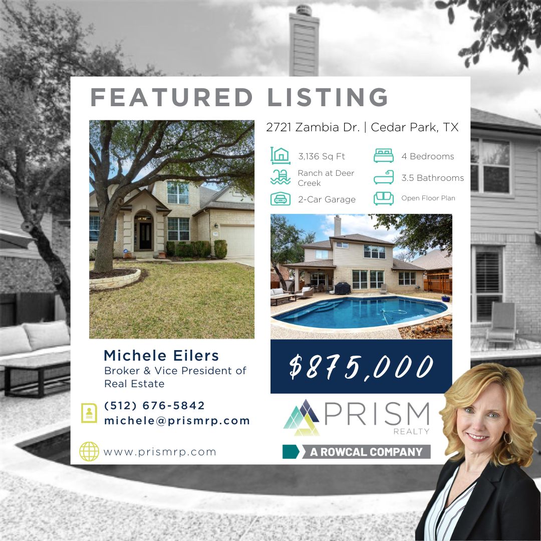 Featured Listing 2721 Zambia Drive Cedar Park TX PrismRP